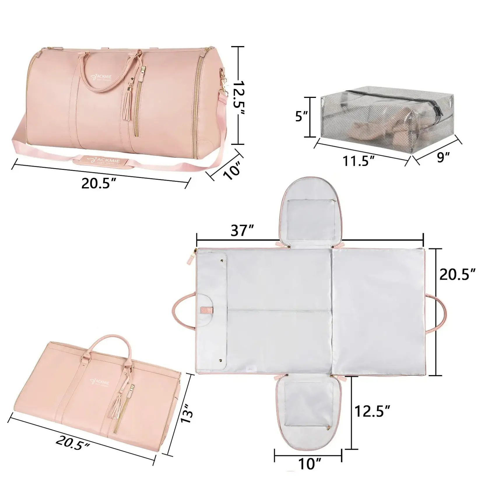 China Large PU Folding Suit Storage Bag Factory, Suppliers