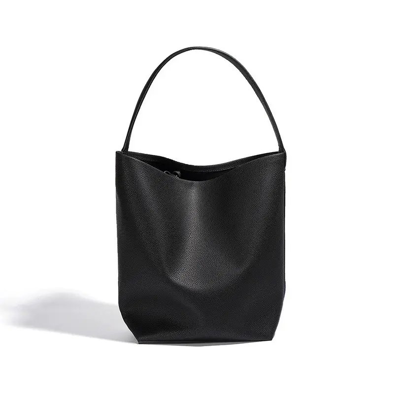 China Soft Cow Bucket Bag Commuter Shoulder Tote Bag Manufacturer, Supplier