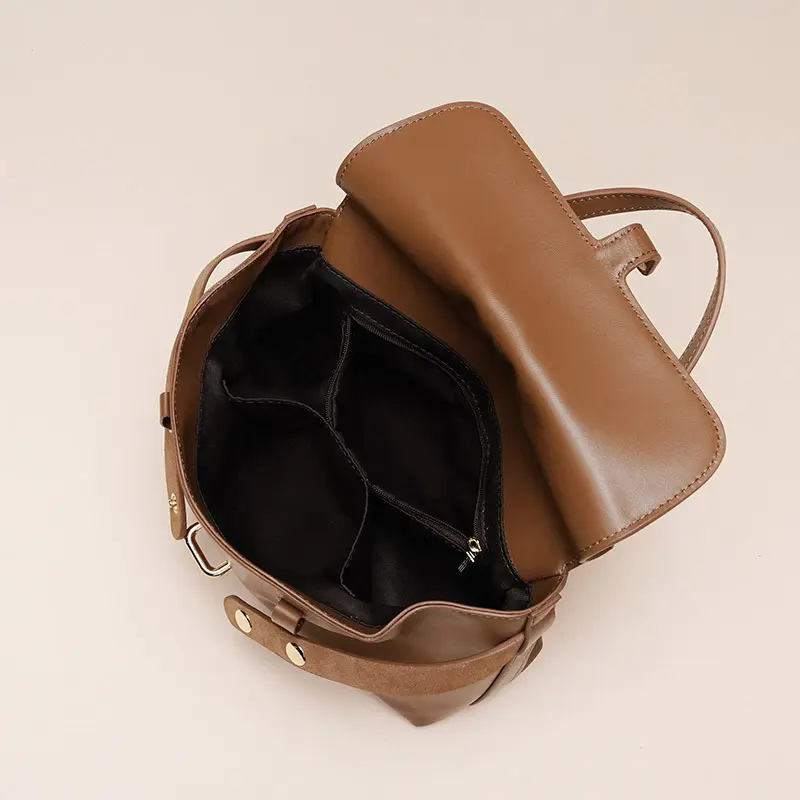 China Top Layer Cowhide Women's Suede Commuter Shoulder Bag Manufacturers, Supplier
