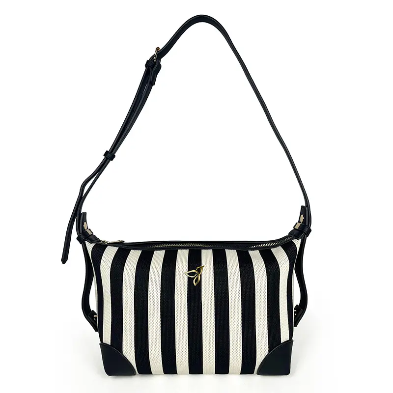 Wholesale 2in1 Knitted Striped Shoulder Dumpling Bag Manufacturer, Factories