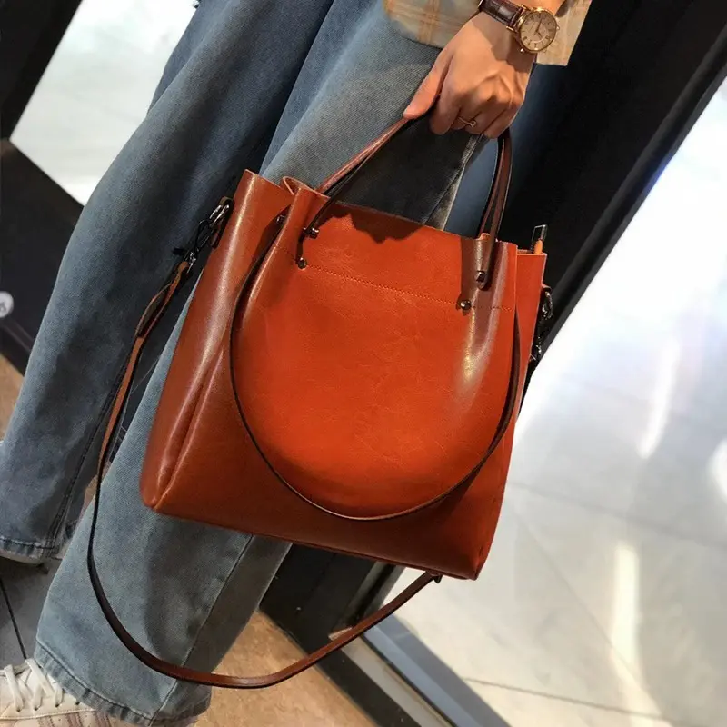 China Genuine Leather Tote Bag Hobo Bag Manufacturers, Supplier