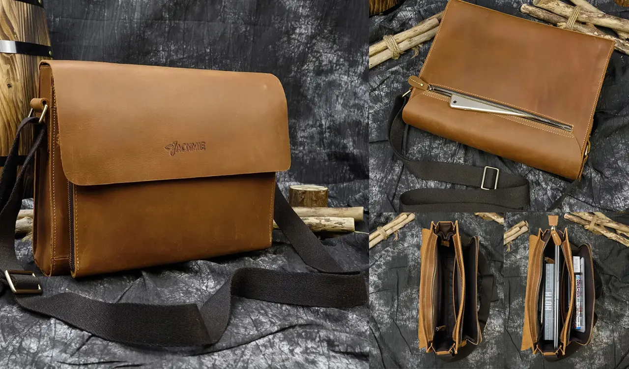 Retro Crossbody Bag Dimensions and Shape