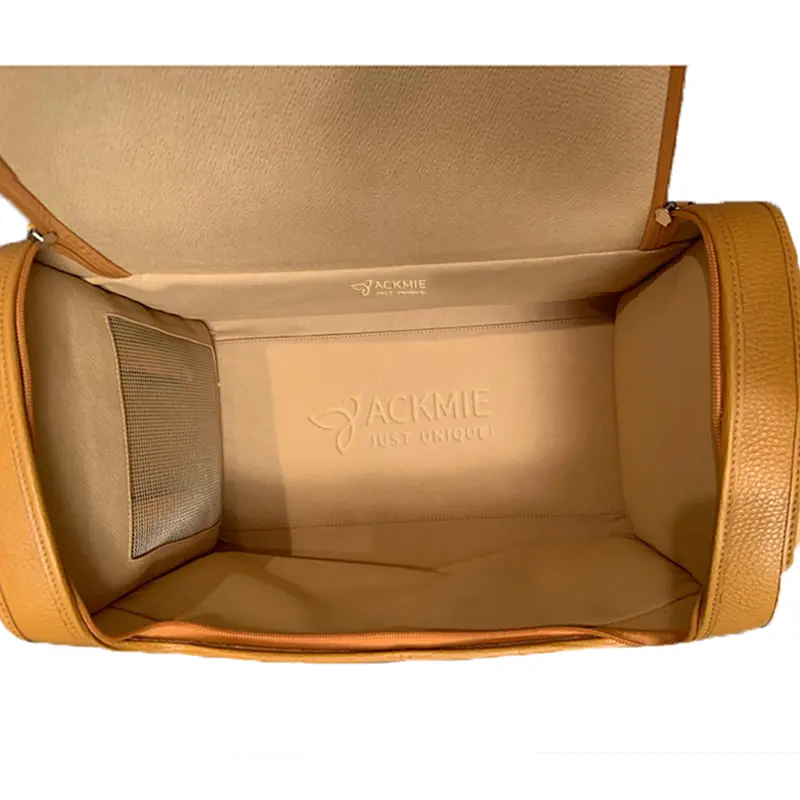 China Leather Pet Carrier Bag for Dogs & Cats Manufacturers, Supplier