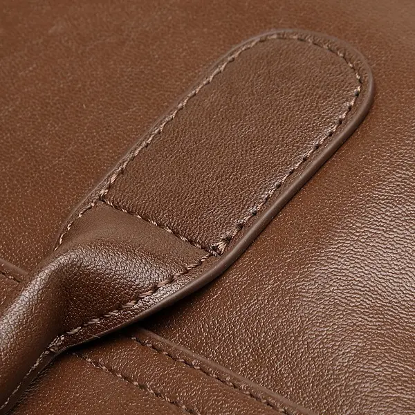 China Top Grain Leather Large Capacity Tote Bag Genuine Leather Vintage Commuter Handbag Fashion Shoulder Underarm Tote Bag Manufacturers, Factories