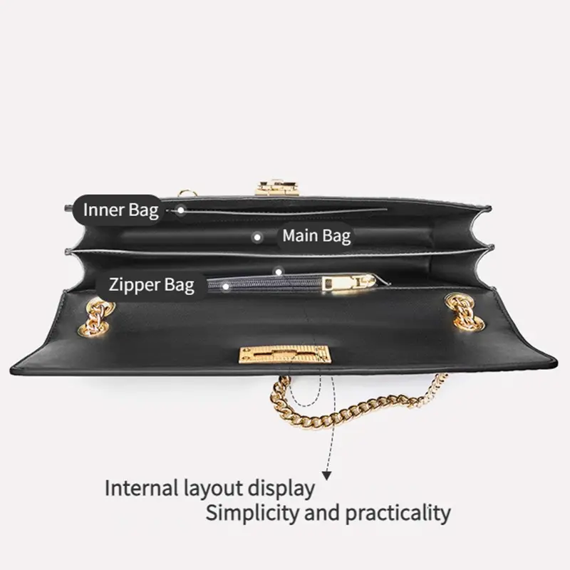 China Crocodile Print Women's Chain Bag Shoulder Bag Manufacturer, Manufacturers