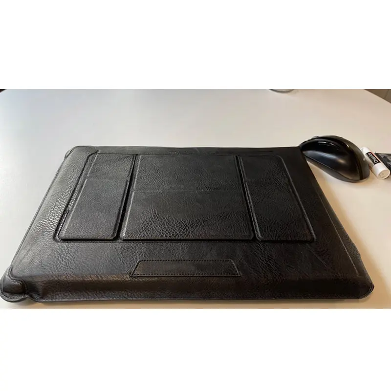 China Leather Laptop Sleeve MacBook Air Sleeve with Laptop Stand and Mouse Pad Manufacturer, Manufacturers