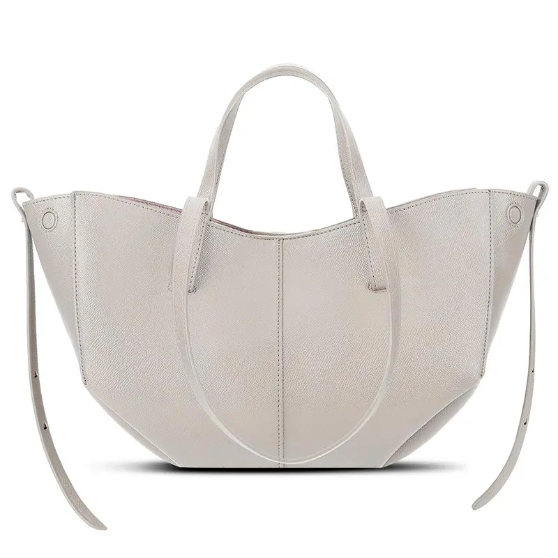 Wholesale Work Tote Bag Women's Leather Handbag Commuter Shoulder Bag with Magnetic Closure Manufacturers, Factory