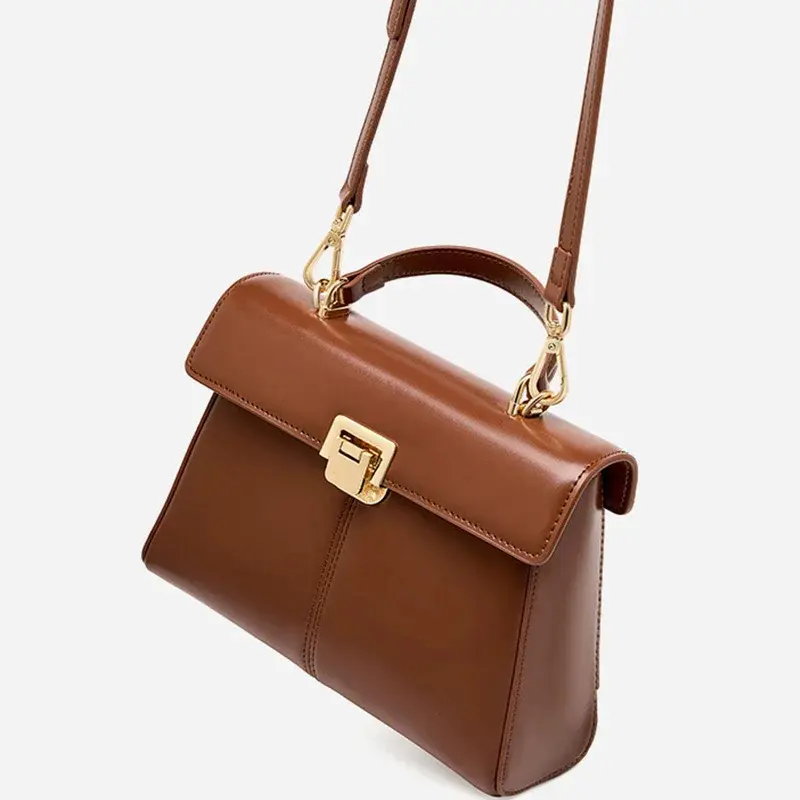 China Women's Genuine Leather Purse Crossbody Bag Handbag Factories, Supplier