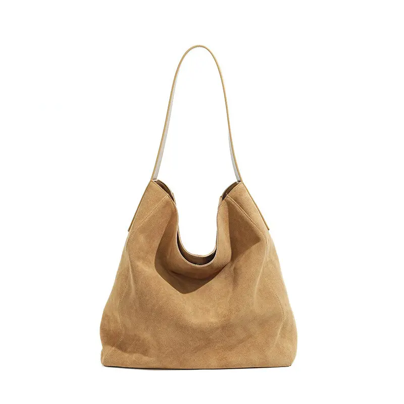 China Suede Tote Bag Large Capacity Shoulder Bag Manufacturer, Suppliers