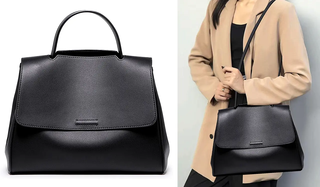 Versatile padded design leather bag display