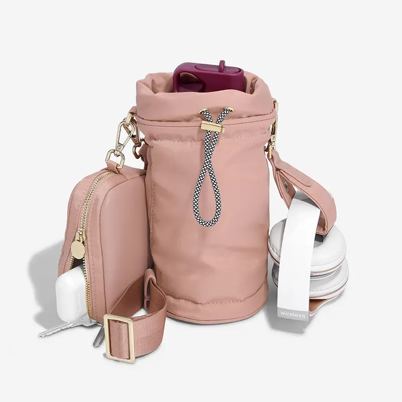Wholesale Regenerated Nylon Bottle Bag Cooler Cup Bag Factories, Supplier