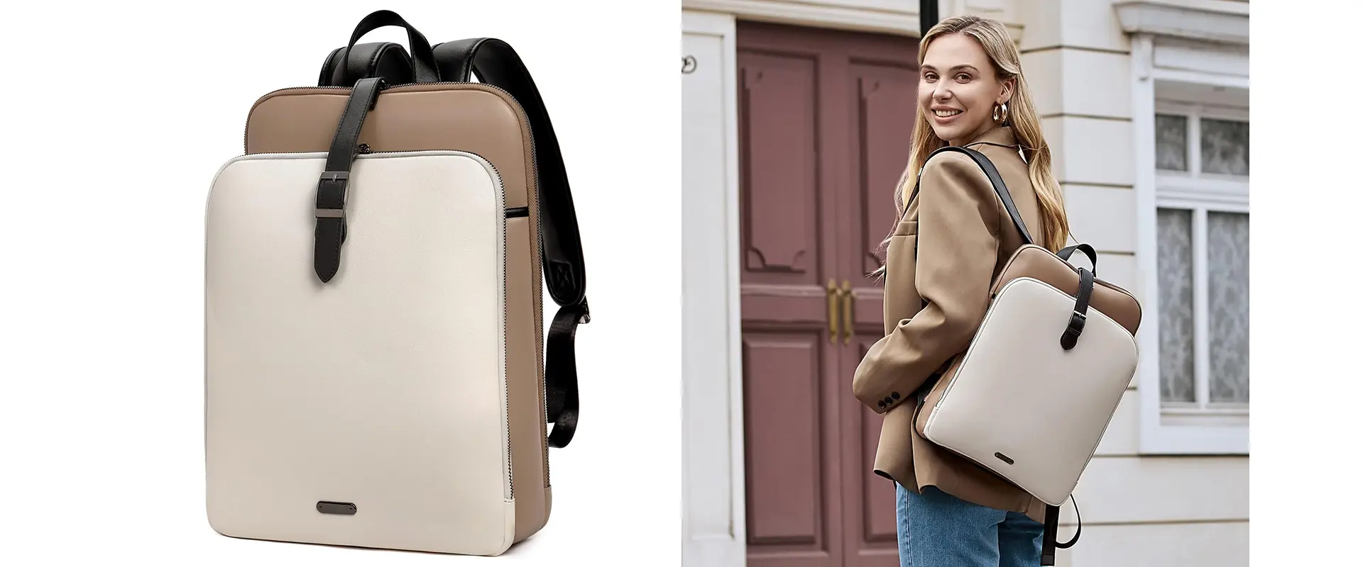 Daily Use Leather Backpack