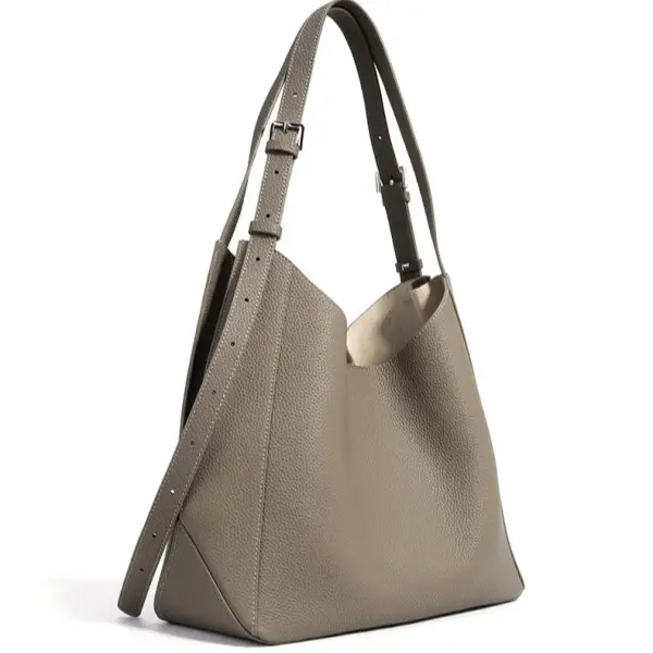 China Customized Women's Luxury Fashion Button Closure Waterproof Satchel Hasp Shape 1-1.9L Capacity Polyester Lining Outdoor Business Manufacturer, Factories