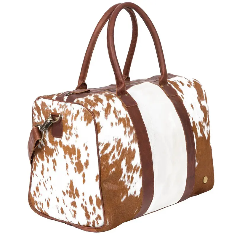 China 38L Cowhide Leather Weekend Travel Bag Factory, Factories