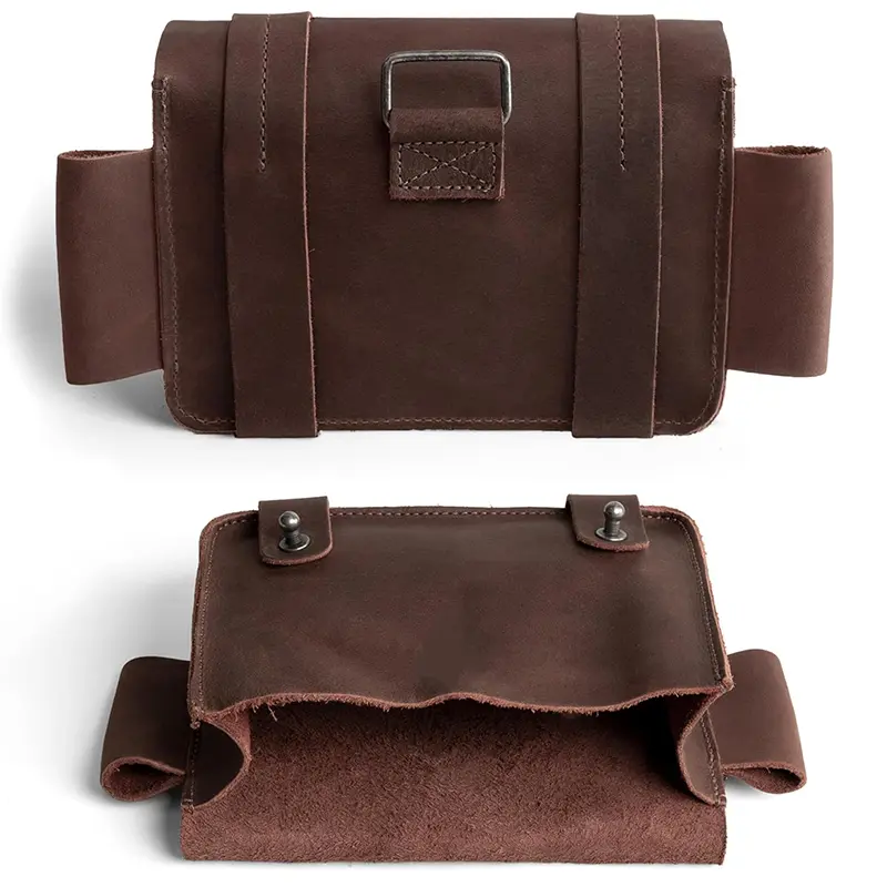 Wholesale Full Grain Leather First Aid Kit Mini Medical Storage Bag Suppliers, Supplier