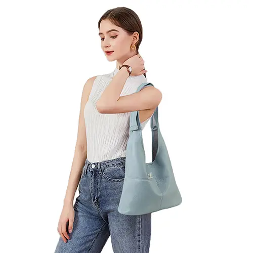 Spacious soft women hobo bag with coin purse