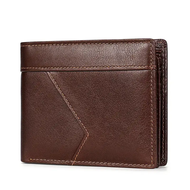 China Short Leather Wallet Bifold Men's Wallet Factory, Supplier
