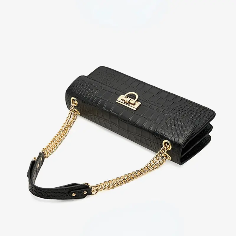 China Crocodile Print Women's Chain Bag Shoulder Bag Manufacturer, Manufacturers