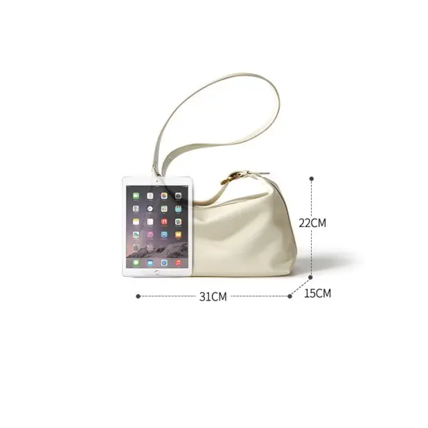 Wholesale 2026 Women's Luxury Designed Stylish Casual Tote Bag Custom Zipper Closure Waterproof Genuine Leather Polyester Lining Compact Manufacturer, Factories