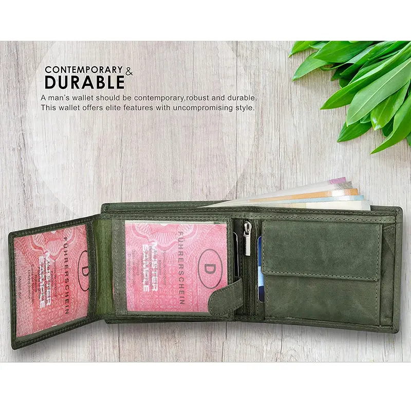 Wholesale RFID Protected Leather Men's Wallet Manufacturer, Suppliers