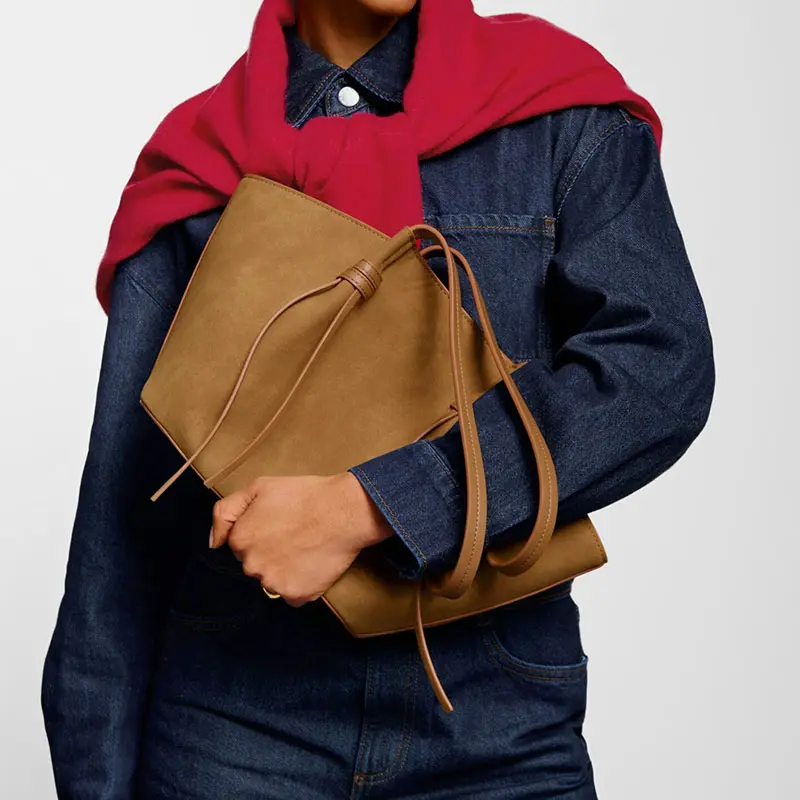 Wholesale Small Suedette Tote Bag Factory, Supplier