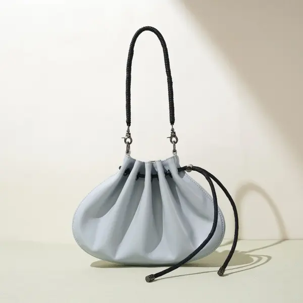 China Niche Design Premium Pleated Handbag, Drawstring Lucky Bag, Summer Mini Crossbody Bag for Women Manufacturers, Factories