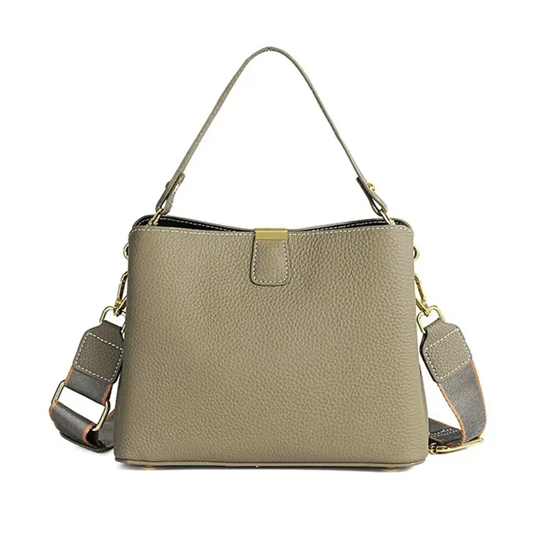 Wholesale Genuine Leather Bucket Bag Crossbody Shoulder Bag Suppliers, Supplier