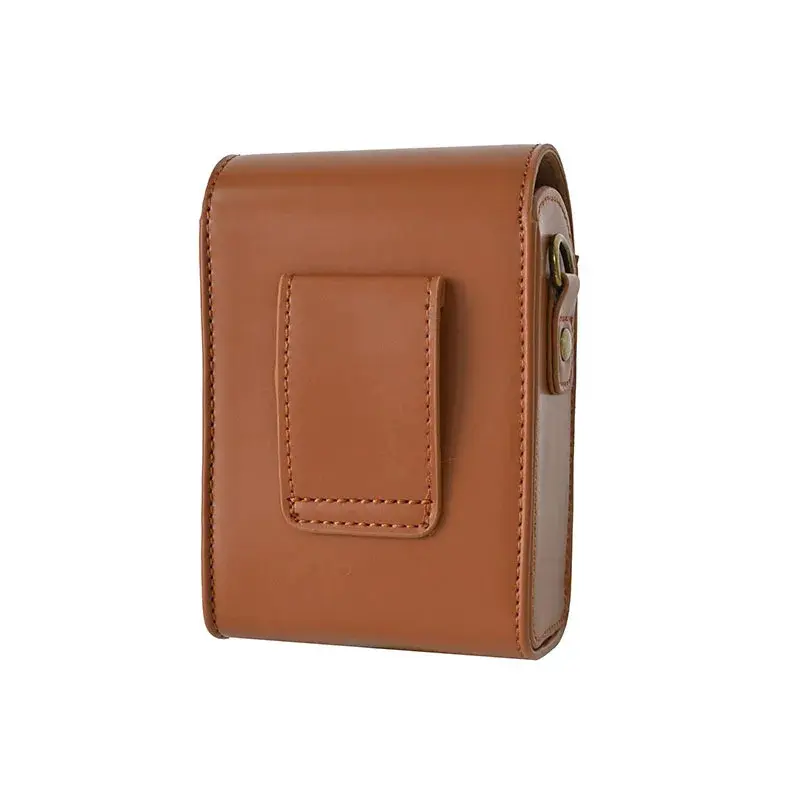 China PU Leather Solid Color Camera Messenger Bag Vintage Camera Bag Manufacturer, Suppliers