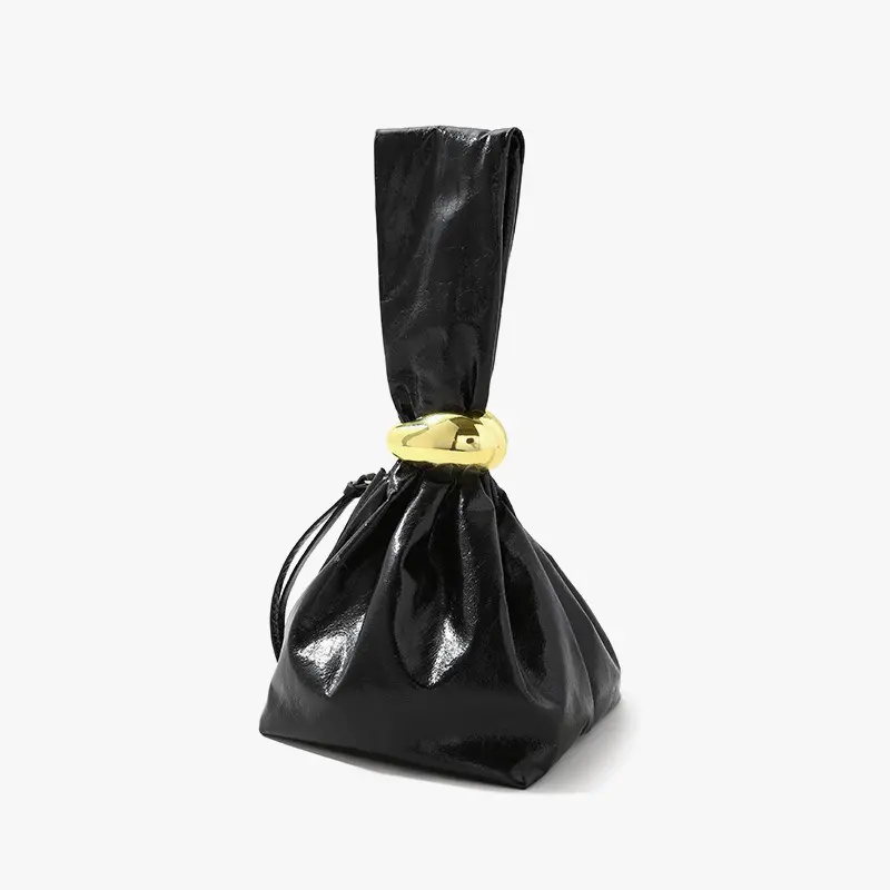 Wholesale Crystal Wax Cowhide Handbag Gift Bag Purse Manufacturers, Supplier