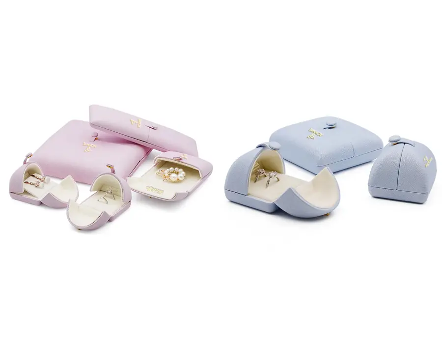 Mini Leather Jewelry Box Color Palette