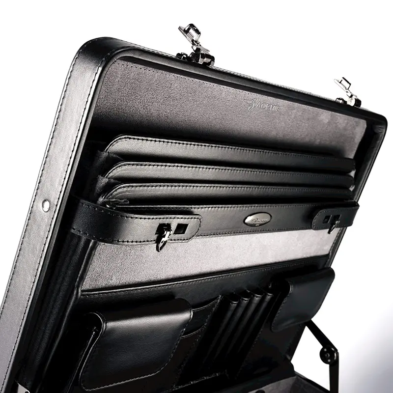 China Vintage Leather Briefcase Hard Leather Laptop Case Manufacturers, Supplier