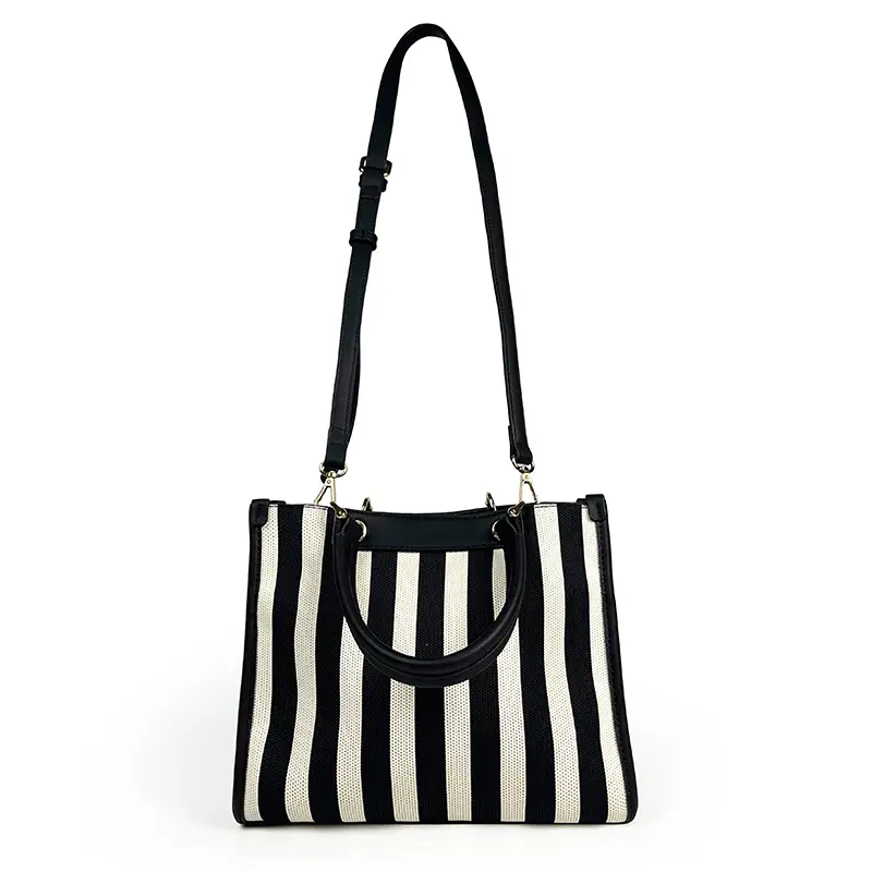 Wholesale Stitched Patchwork Shopping Tote Shoulder Bag Manufacturers, Supplier