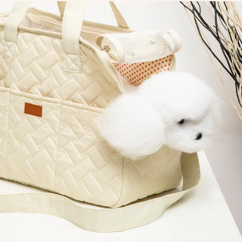 Wholesale Diamond Cat Bag Dog Bag Pet Bag Single Shoulder Canvas Bag Manufacturers, Factories