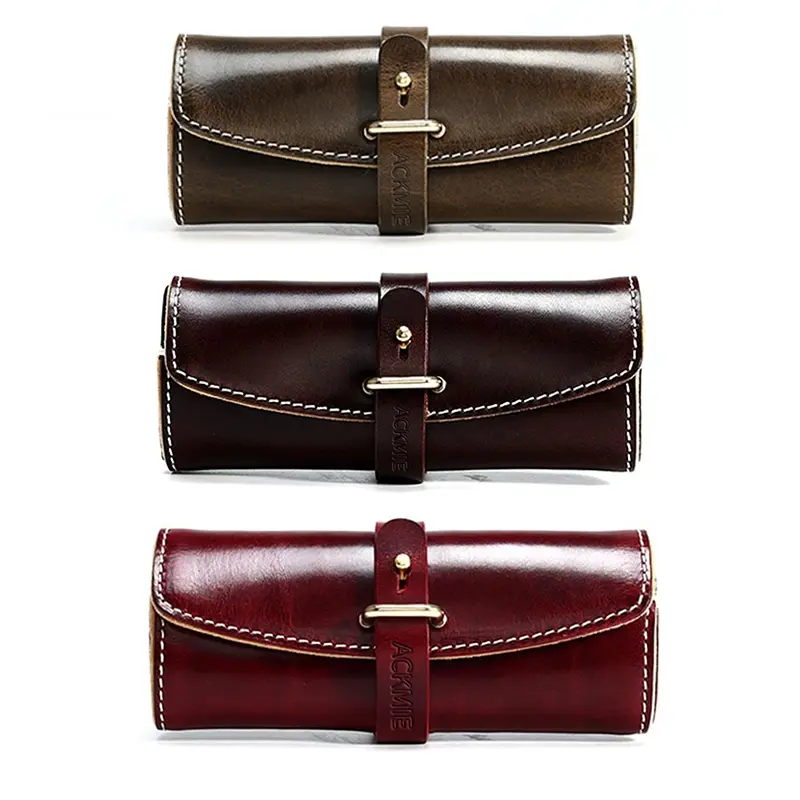 Wholesale Portable Anti-pressure Leather Glasses Case Travel Sunglasses Case Manufacturer, Supplier