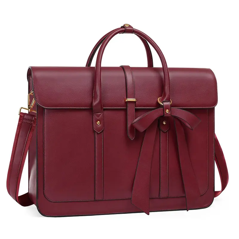 Wholesale 15-15.6 Inch PU Leather Laptop Shoulder Bag Convertible Backpack Manufacturers, Factories