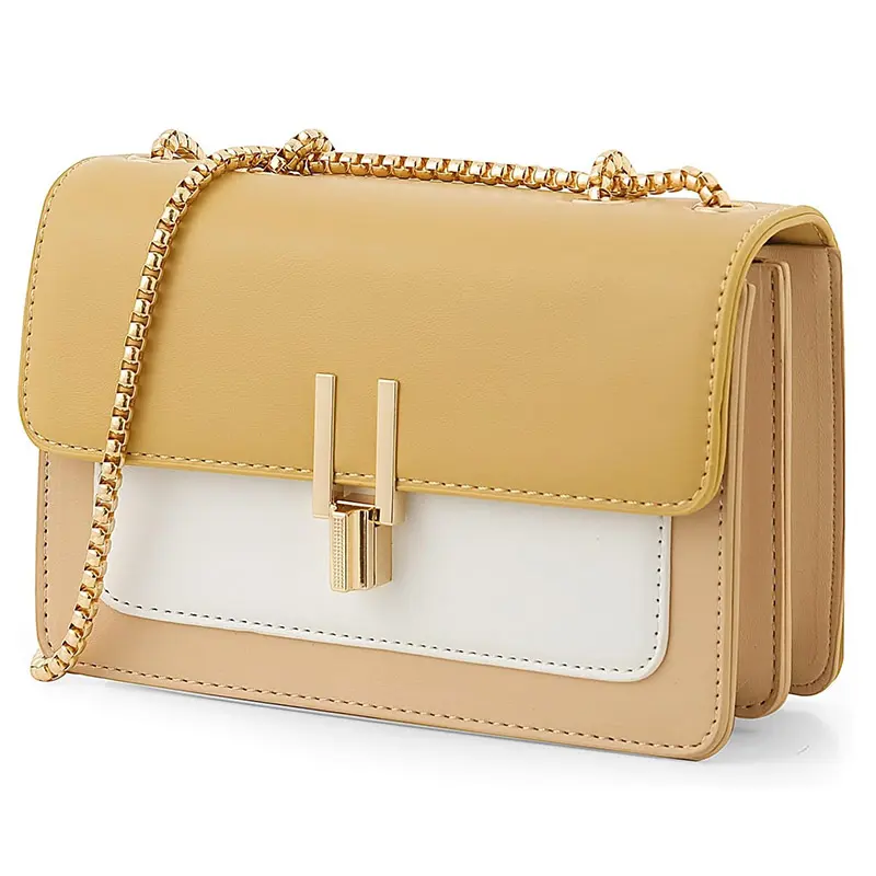 China Womens Medium Colorblock Crossbody Designer Chain Handbag Manufacturer, Factory