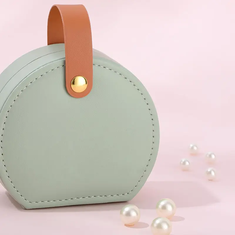Wholesale Travel Jewelry Case Portable Small Jewelry Box Leather Ring Storage Box Manufacturer, Factories