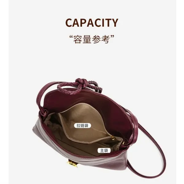 China Women's Genuine Leather  Luxury Fashion Designer Classic Buckle Closure Waterproof Handbag for Outdoor & Business Use Manufacturer, Manufacturers