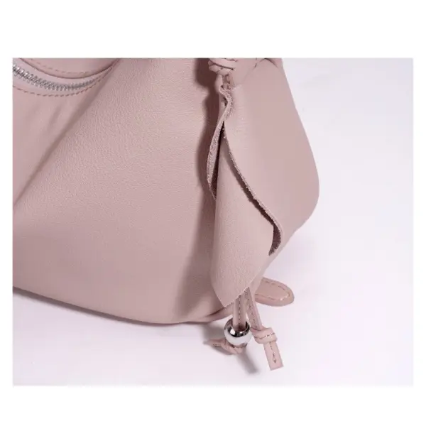 China Women's Genuine Leather Luxury Fashion Designer Zipper Closure Waterproof Polyester Casual Large Capacity Shoulder Strap Handbag Manufacturers, Suppliers