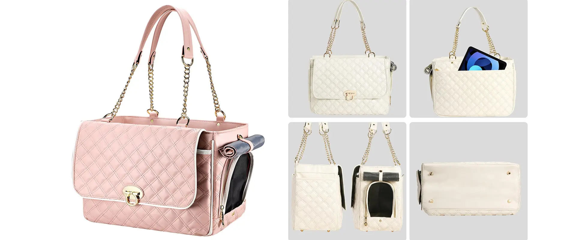 Small Dog Carrier Purse - Cozy Interior