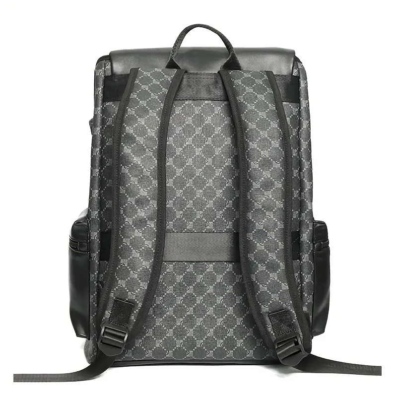 Wholesale PU Leather Large Capacity Travel Bag Laptop Backpack Student Bag Manufacturers, Factories