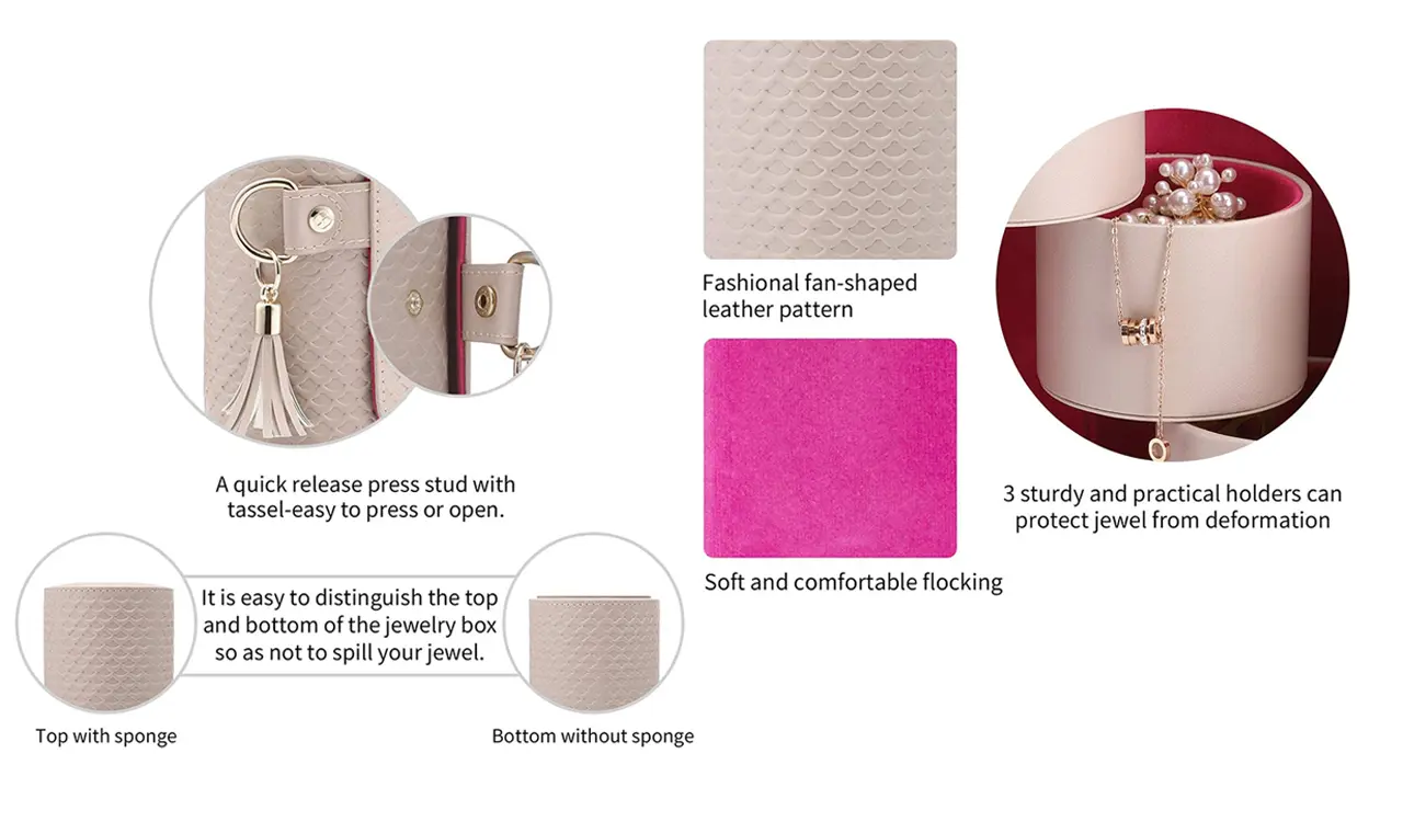Stepped rotating structure of jewelry organizer