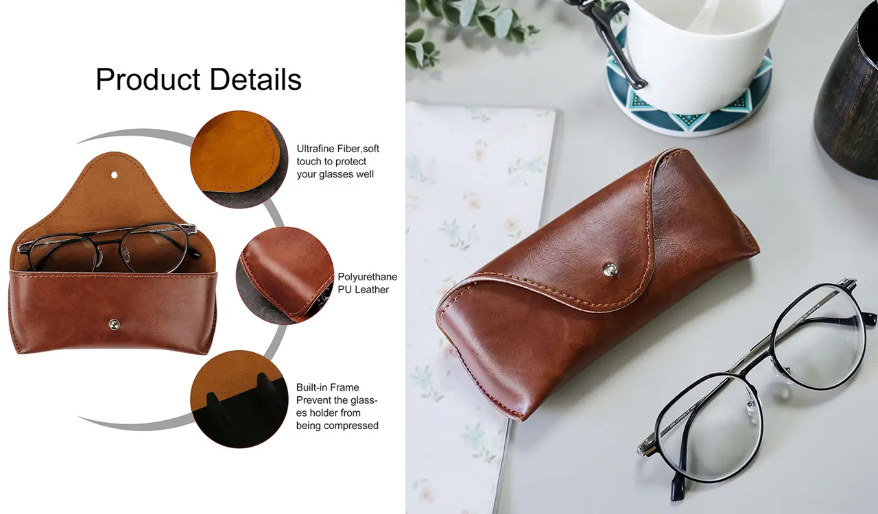 Excellent Protection Sunglasses Case internal layout