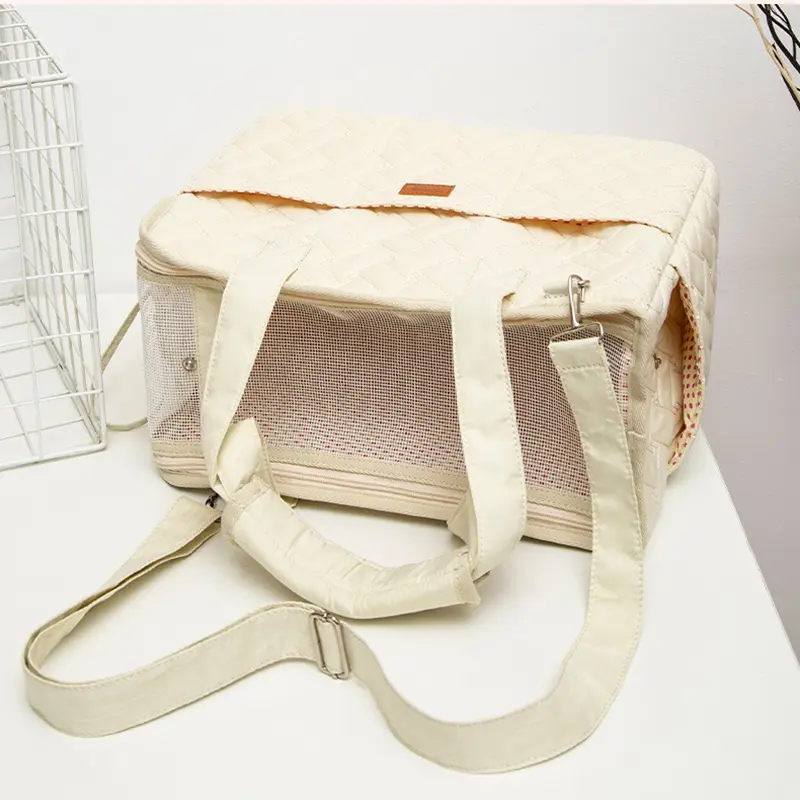Wholesale Diamond Cat Bag Dog Bag Pet Bag Single Shoulder Canvas Bag Manufacturers, Factories