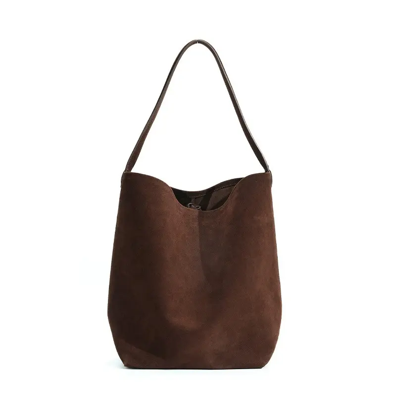 China Women's Suede Tote Bag Hobo Bag Shoulder Bag Manufacturer, Factories