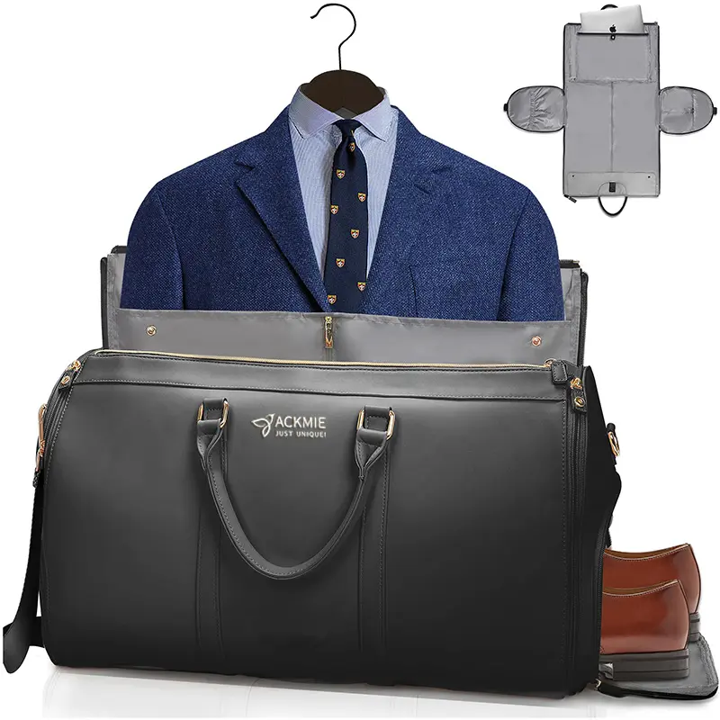 Wholesale Leather Garment Bag Large Capacity Suit Duffle Bag Manufacturers, Factories