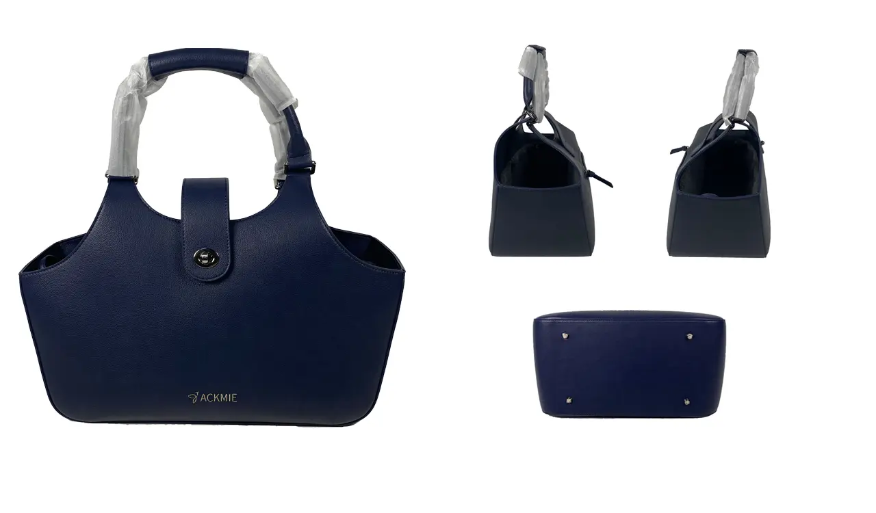 PU leather pet tote for travel and shopping