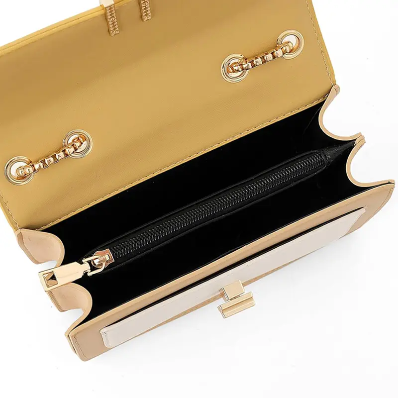 China Womens Medium Colorblock Crossbody Designer Chain Handbag Manufacturer, Factory