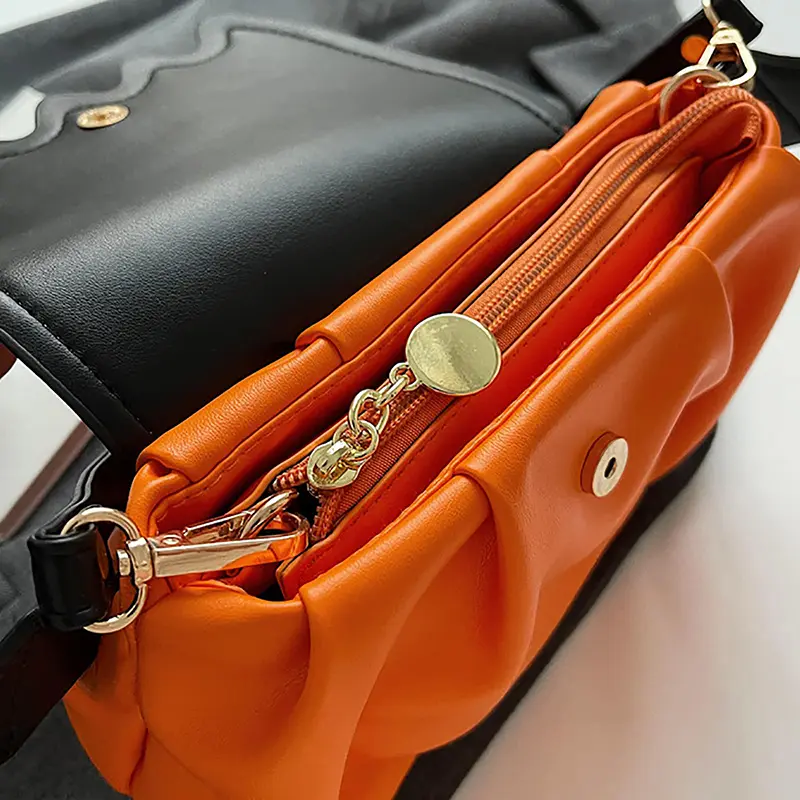 China Halloween Pumpkin Women's Shoulder Bag Leather Crossbody Bag Manufacturers, Supplier
