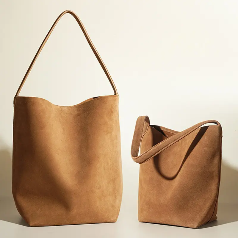 China Women's Suede Tote Bag Hobo Bag Shoulder Bag Manufacturer, Factories